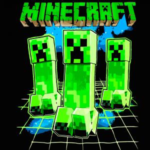 Minecraft - Creeper mintás póló 2