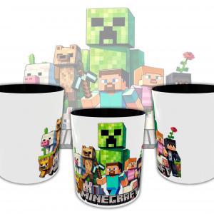 Minecraft mintás bögre 2