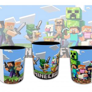 Minecraft mintás bögre 4