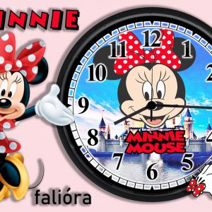 Minnie mintás falióra