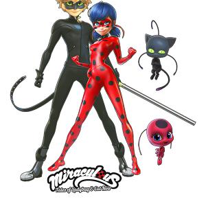 Miraculous - Lady Bug - Katica lány mintás póló 4