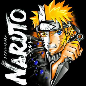 Naruto mintás póló 2