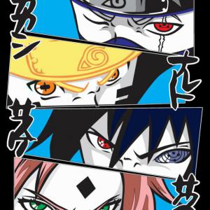 Naruto mintás póló 7