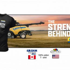 New Holland - Az erő mögötted van mintás póló