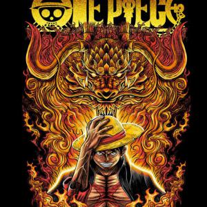 One Piece mintás póló 3