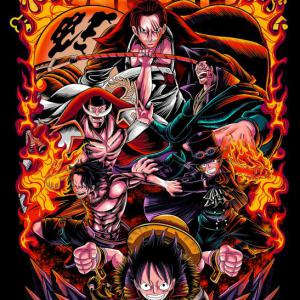 One Piece mintás póló 7