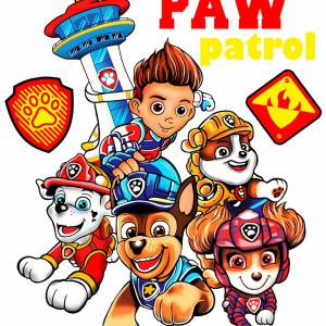 Paw Patrol - Mancs őrjárat mintás póló 5