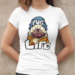 Pug Life mintás póló