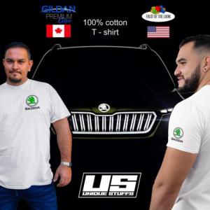 Skoda mintás póló