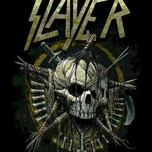 Slayer mintás póló