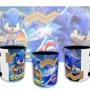 Sonic mintás bögre 4