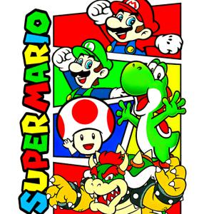 Super Mario - Mario mintás póló 3