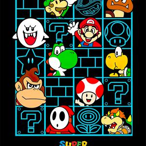 Super Mario - Mario mintás póló 6