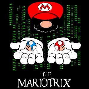 Super Mario - Mariotrix mintás póló