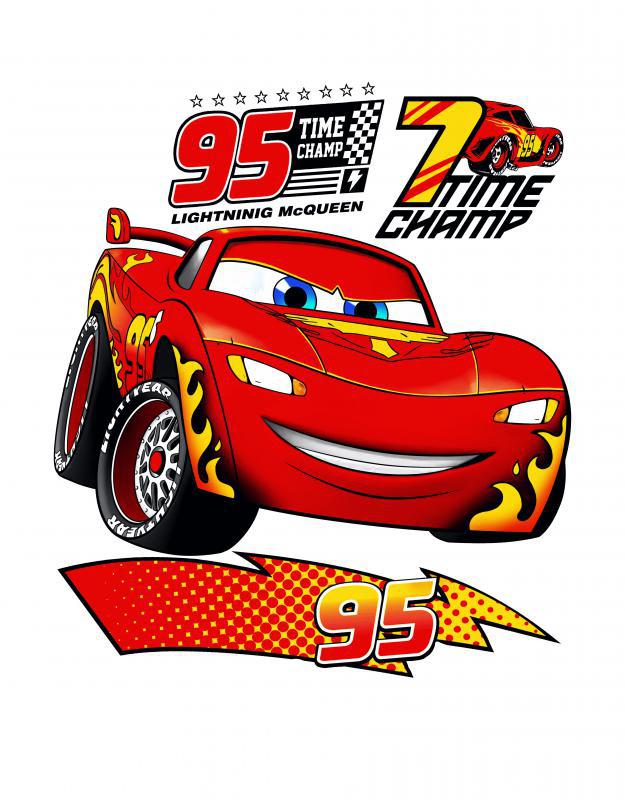 Verdák - Villám McQueen mintás póló 2