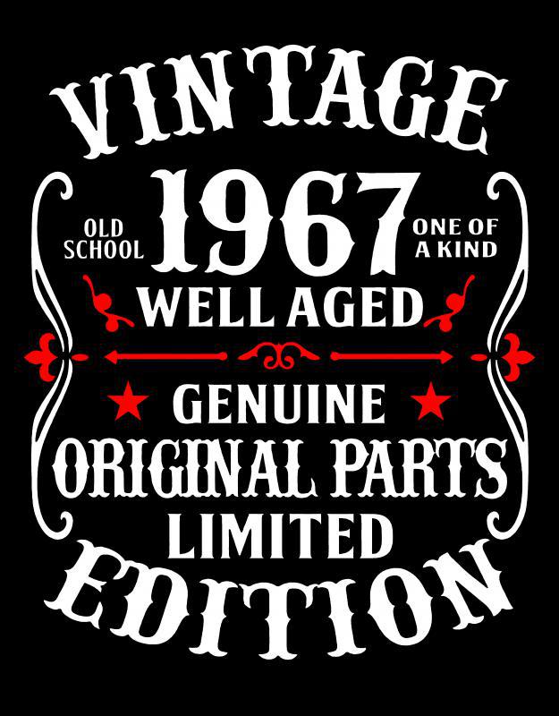 Vintage 2 - szülinapi mintás póló