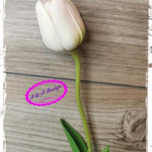 Szálas gumi tulipán M46 cm - halvány rózsaszínes