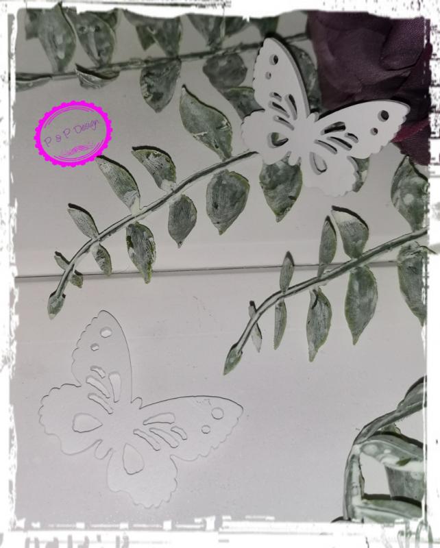 Fa pillangó fehér 3*4 cm