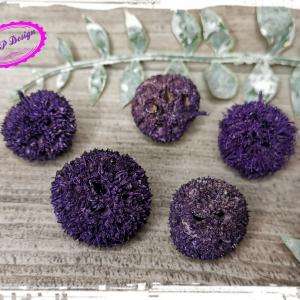 Ámbrafa termés 5 db/cs vegyes méretben csomagolva - kínai sötét lila