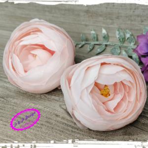 Boglárka virágfej kb. 6 cm - világos rózsaszín