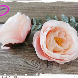 Rózsa virágfej kb. 6 cm fejátmérő - rózsaszín