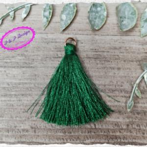 Textil bojt kb. 4,5 cm - sötét zöld