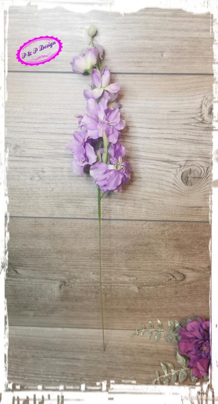 Viola művirág szál kb. 40 cm - lila