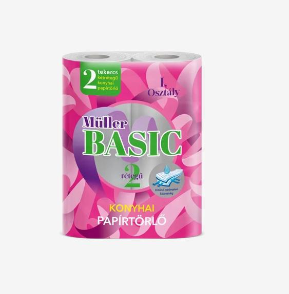 Müller papírtőrlő 2 tekercs, 2rtg