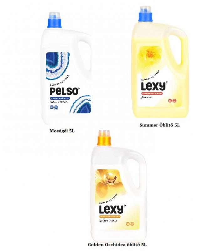 Pelso Mosogél és Lexy Öblitő Csomag 5-5L