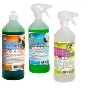 Civis Üvegtisztító, Extra hideg zsíroldó & Kézi mosogatószer csomagban