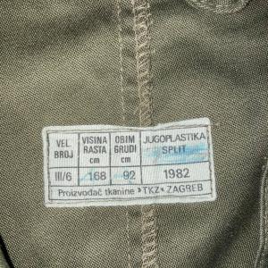 Jugoszláv Katonai Kabát
