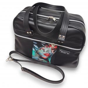 Fly Bag utazótáska kézipoggyász repülős méret 40x30x18 Vagány csajos