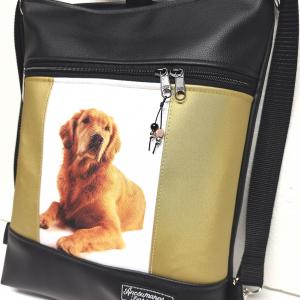 Golden Retriever kutyás 3in1 hátizsák univerzális táska