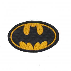 Vasalható varrható hímzett felvarró folt Batman logo 7cm