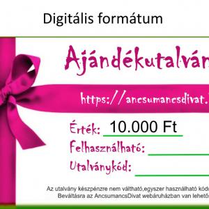 10000 Forint értékű Ajándékutalvány - digitális formátum