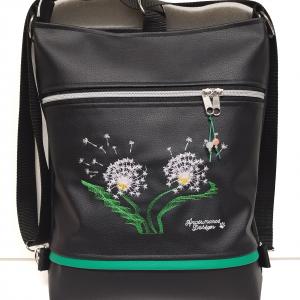 Hímzett pitypang 3in1 hátizsák univerzális táska