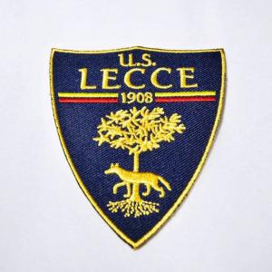 U.S. Lecce Vasalható varrható hímzett felvarró folt 8x6,4cm