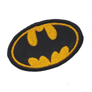 Vasalható varrható hímzett felvarró folt Batman logo 7cm