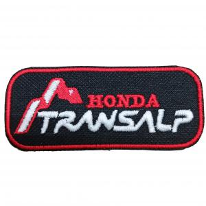 Vasalható varrható hímzett felvarró folt Honda Transalp 9x3,7cm
