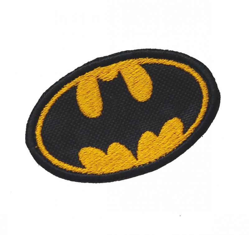 Vasalható varrható hímzett felvarró folt Batman logo 7cm