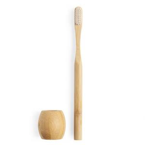 Bambusz fogkefe, fogkefe tartó