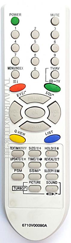 6710V00090A, 6710V00070A LG TÁVIRÁNYÍTÓ