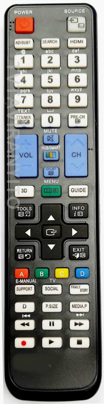 AA5900507A, AA59-00507A, TM1050, 3D, SMART, SAMSUNG TÁVIRÁNYÍTÓ