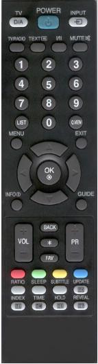 AKB33871401 LG LCD TV-MONITOR távirányító