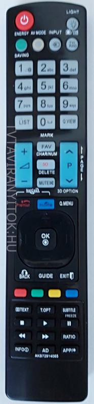 AKB72914050, AKB72914044, AKB72914065, UTÁNGYÁRTOTT LG TÁVIRÁNYÍTÓ