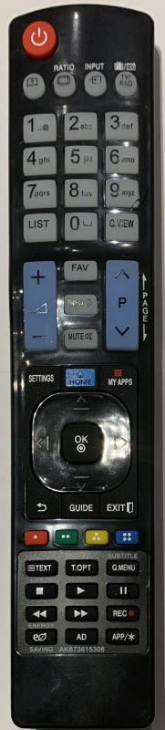 AKB73615306 LG SMART/LED TV TÁVIRÁNYÍTÓ