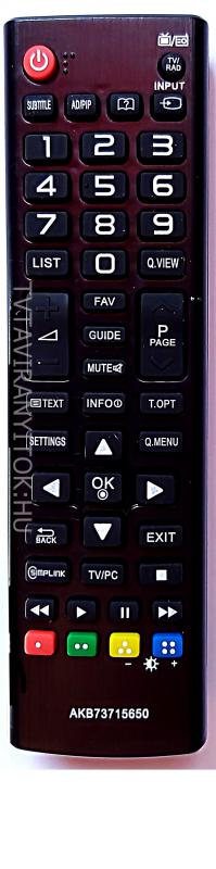 AKB73715650, AKB-73715650 LG TÁVIRÁNYÍTÓ