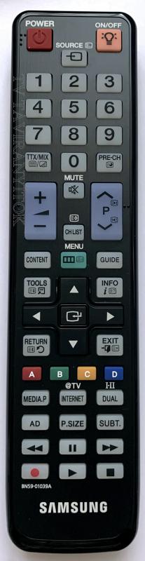 BN59-01039A SAMSUNG GYÁRI TV TÁVIRÁNYÍTÓ