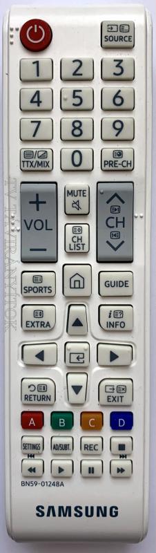 BN59-01248A, BN5901248A  SAMSUNG TÁVIRÁNYÍTÓ FEHÉR