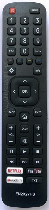 HISENSE SMART TV TÁVIRÁNYÍTÓ EN2X27HS